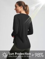 Ladies's Solar Shirts UPF 50+ Lengthy Sleeve UV Safety Shirt Light-weight... - Image 3