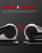 HARISON Below Desk Elliptical Machine with Multi-Useful LCD Displa... - Image 4