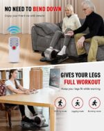 HARISON Below Desk Elliptical Machine with Multi-Useful LCD Displa... - Image 7