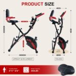 BARWING Stationary Train Bike for Dwelling Exercise, 5 IN 1 Foldable Ind... - Image 7