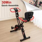BARWING Stationary Train Bike for Dwelling Exercise, 5 IN 1 Foldable Ind... - Image 8