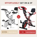 BARWING Stationary Train Bike for Dwelling Exercise, 5 IN 1 Foldable Ind... - Image 9