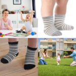 Child Boy Socks, Non Slip Toddler Socks, 12 Pairs Cotton Grip Socks Cre... - Image 6