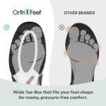 Orthofeet Girls's Orthopedic Knit Coral Sneakers - Image 7