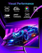 Gaming Monitor, 23.8'' Gaming Monitor FHD(1920x1080) 240Hz, Pc G... - Image 3