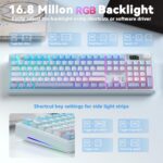 LINGBAO K108 Professional Wi-fi Mechanical Keyboard with Display screen & Knob,Full ... - Image 6