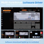 LINGBAO K108 Professional Wi-fi Mechanical Keyboard with Display screen & Knob,Full ... - Image 7