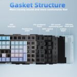 LINGBAO K108 Professional Wi-fi Mechanical Keyboard with Display screen & Knob,Full ... - Image 8