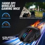 UtechSmart Venus Professional RGB Wi-fi MMO Gaming Mouse, 16,000 DPI Optical... - Image 3
