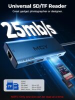 MCY USB C Hub,Laptop computer Docking Station Twin Monitor Single 8K,2x4K@60Hz,... - Image 7