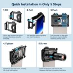 APEXEL 6X Telephoto Lens & 150mm Macro Lens, 2-in-1 Aluminum Cellphone Cam... - Image 5