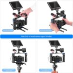 NEEWER Aluminum Alloy Digicam Cage, Filmmaking Rig with Prime Deal with, Dua... - Image 4