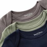 Burt's Bees Child Unisex Brief Sleeve Natural Cotton Bodysuits, 3-Pack - Image 6