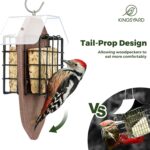 Kingsyard Double Suet Feeder for Open air Hanging, Recycled Plastic Ta... - Image 4