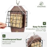 Kingsyard Double Suet Feeder for Open air Hanging, Recycled Plastic Ta... - Image 5