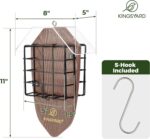 Kingsyard Double Suet Feeder for Open air Hanging, Recycled Plastic Ta... - Image 6