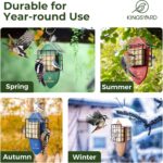 Kingsyard Double Suet Feeder for Open air Hanging, Recycled Plastic Ta... - Image 7