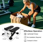 Mini Stepper for Residence Train, Moveable Stair Stepper with LCD Monito... - Image 4