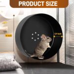MARGAR 15" Aluminum Alloy Chinchilla Train Wheel,Silent Working Whe... - Image 3