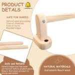 Child Pull up Bar Toddler Pull Up Bar Montessori Wall-Mounted Handrail ... - Image 5