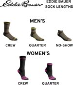 Eddie Bauer Girls's Dura Dri Moisture Management 6-pair Quarter Socks - Image 4