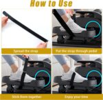 4 Pcs Ellipse Leg Exerciser Pedal Straps，Non-Slip Foot Pedal Straps fo... - Image 4