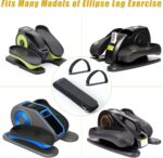 4 Pcs Ellipse Leg Exerciser Pedal Straps，Non-Slip Foot Pedal Straps fo... - Image 6