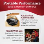 PIEZANO Crispy Crust Pizza Oven by Granitestone – 12 Inch Electrical Piz... - Image 7