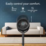 Vornado 683 Medium Pedestal Entire Room Air Circulator Fan, 3 Velocity Con... - Image 4
