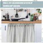 Cupboard Dishwasher Hidden Curtains with Telescopic Rod and Rod Clamp D... - Image 6