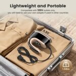 MIYOKO 2-in-1 Mini Journey Steam Iron, 1000W Moveable Small Iron for Cl... - Image 7