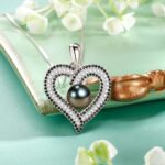 Items for Girls Spouse-Pearl Coronary heart Pendant Necklace- Birthday for Girlfr... - Image 4