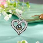 Items for Girls Spouse-Pearl Coronary heart Pendant Necklace- Birthday for Girlfr... - Image 5