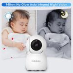 HelloBaby Monitor with Digicam and Audio, IPS Display screen LCD Show Video ... - Image 5