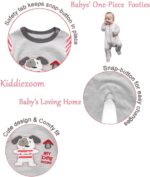Kiddiezoom Child and Toddler Boys'Comfortable Match Footed One-Piece Romper Bounce... - Image 3