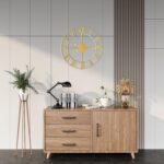 1st owned Massive Wall Clock Silent Non-Ticking Roman Numerals Classic B... - Image 3