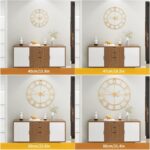 1st owned Massive Wall Clock Silent Non-Ticking Roman Numerals Classic B... - Image 4