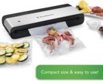 FoodSaver PowerVac Compact Vacuum Sealing Machine Stainless Metal & Bl... - Image 4