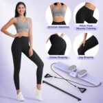 Pilates Slider Board with Resistance Bands, Ski Machine, Ab and Leg Tr... - Image 3