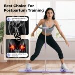 Pilates Slider Board with Resistance Bands, Ski Machine, Ab and Leg Tr... - Image 4