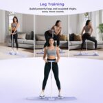 Pilates Slider Board with Resistance Bands, Ski Machine, Ab and Leg Tr... - Image 5