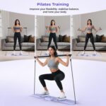 Pilates Slider Board with Resistance Bands, Ski Machine, Ab and Leg Tr... - Image 6