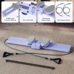Pilates Slider Board with Resistance Bands, Ski Machine, Ab and Leg Tr... - Image 8