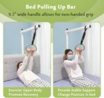 Mybow Trapeze Bar for Mattress Mobility Aids, Bedside Pull Up Bar, Mattress Elevate... - Image 4