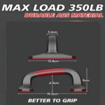 Pushup Bars，Non-Slip Push-Up Handles with Enhanced Grip – Light-weight ... - Image 7