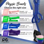 Physix Gear Exercise Bands for Pullups Set, Pull Up Resistance Bands Se... - Image 3