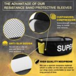 Supertrip Resistance Loop Bands with Protecting Sleeves Booty Bands fo... - Image 3