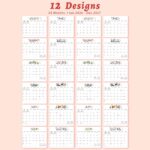 2026 Magnetic Calendar for Fridge 24 Month 13 x 11.4 Inch from J... - Image 4