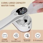 Steamer & Iron for Garments 2-in-1, Moveable Handheld Garment Steamer w... - Image 7