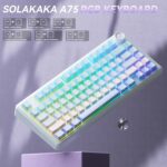 SOLAKAKA A75 75% Wi-fi Mechanical Keyboard, Sizzling Swappable Gaming Ke... - Image 7